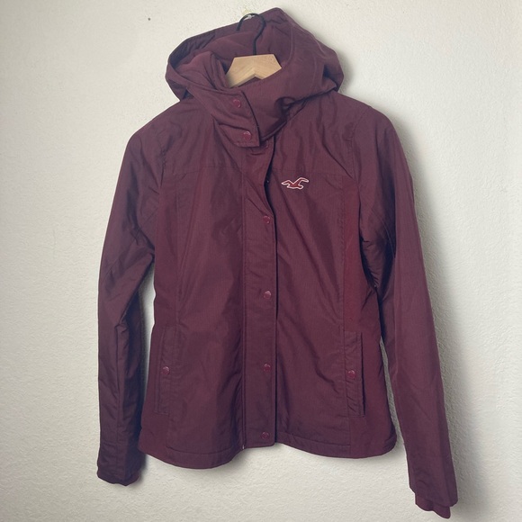 Hollister All Weather Fleece Lined Jacket with Hood - Picture 1 of 9